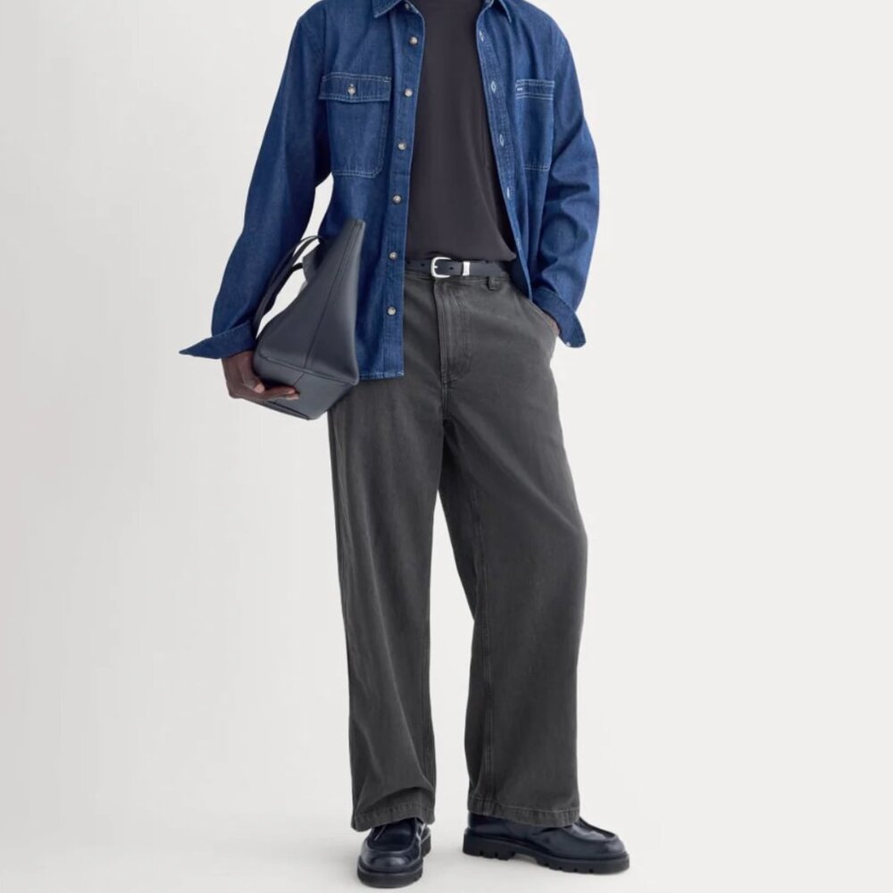 brand-new Everlane men's black jeans
